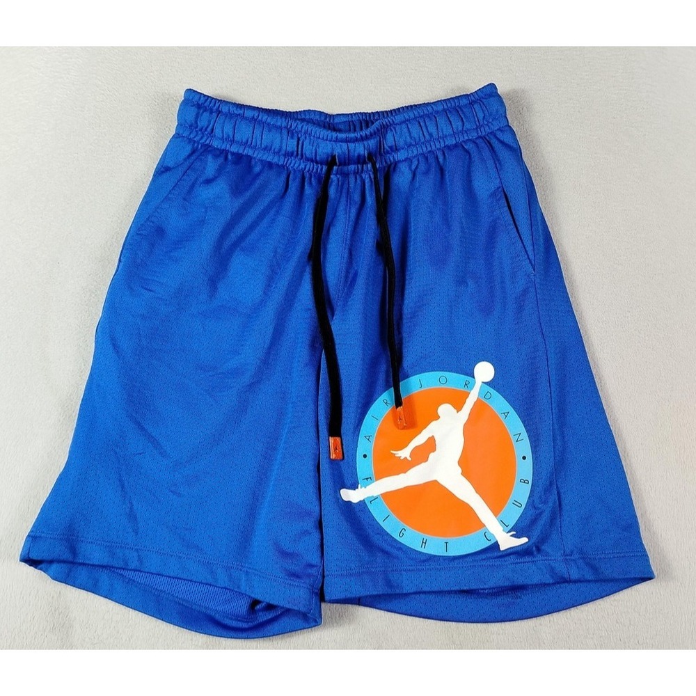 Jordan‎ Shorts Mens Small Blue Basketball Mesh Jumpman Athletic Flight MVP Mesh